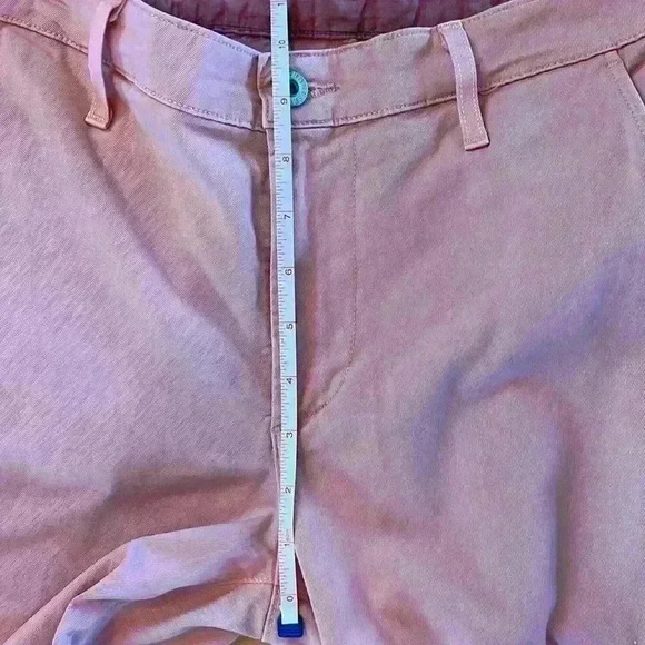 AG Adriano Goldschmied Slim Khaki Preppy Chino Jeans Women’s 30R Pink Salmon - Picture 8 of 9